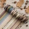 Crafting Washi Tape 20 Rolls Vintage Set, Retro Patterns Decorative Masking Tapes Translucent for Arts, DIY Crafts, Journals, Planners, Scrapbook,