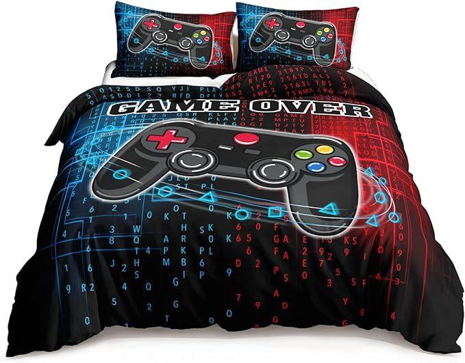 Three-Piece Digital Printing Kit Bedding, Gamepad Home Textile Four-Piece Quilt Cover