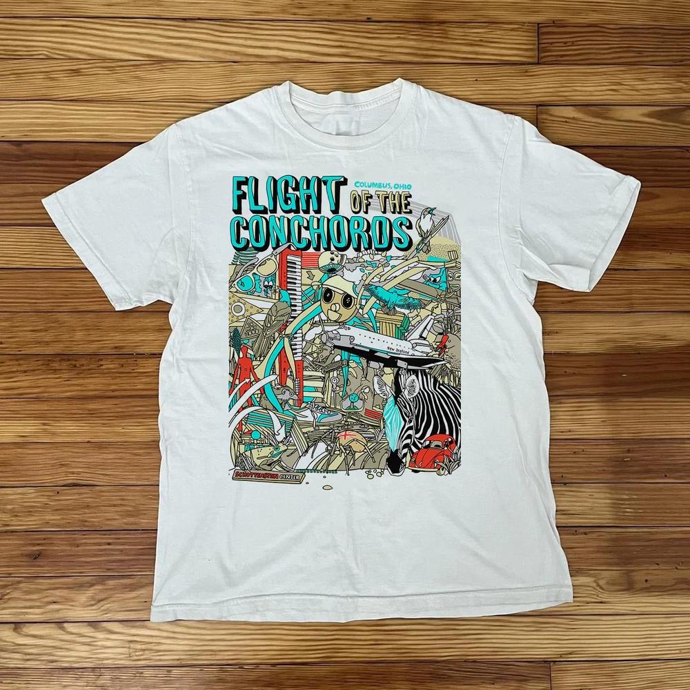 New Flight Of The Conchords White Cotton Shirt All Size Cl625 S