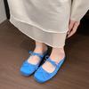 Bow-knot Ballet Style Heightened Inside Baotou Half Slippers Women's Outer Wear Spring and Summer New Flat Shoes