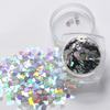 Décoration de vernis à ongles TipGel à paillettes fines en forme de cœur mélangé 7g
