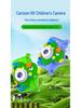 Children's Dual Lens Cartoon Digital Camera with Selfie, Video, Game, and Music Features