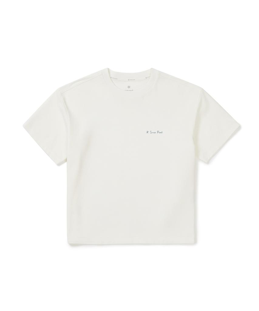 SNOWPEAK APPAREL Sorona Women'S Tropical Short Sleeve T-Shirt (S25Mwfts71) Off White
