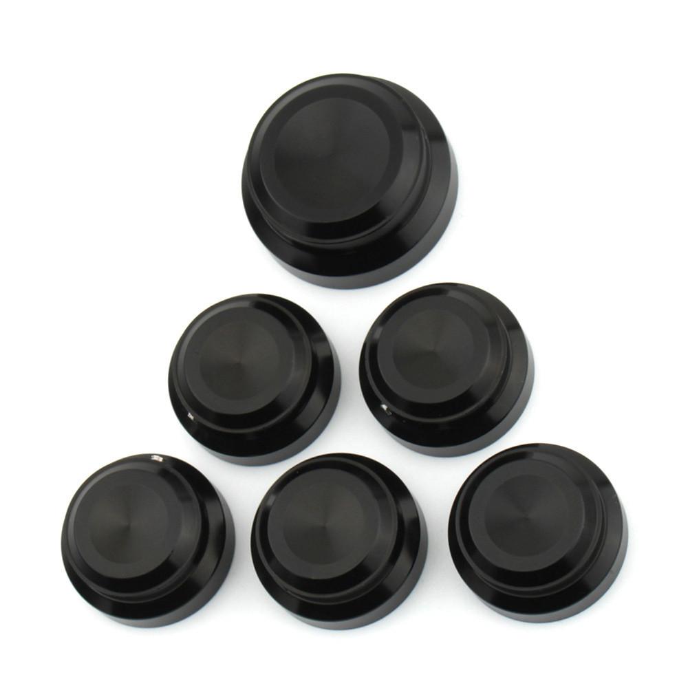 Hochwertiges Motorluftabdeckungs-Schraubkappenset für Harley Nightster 975 Farbe Schwarz