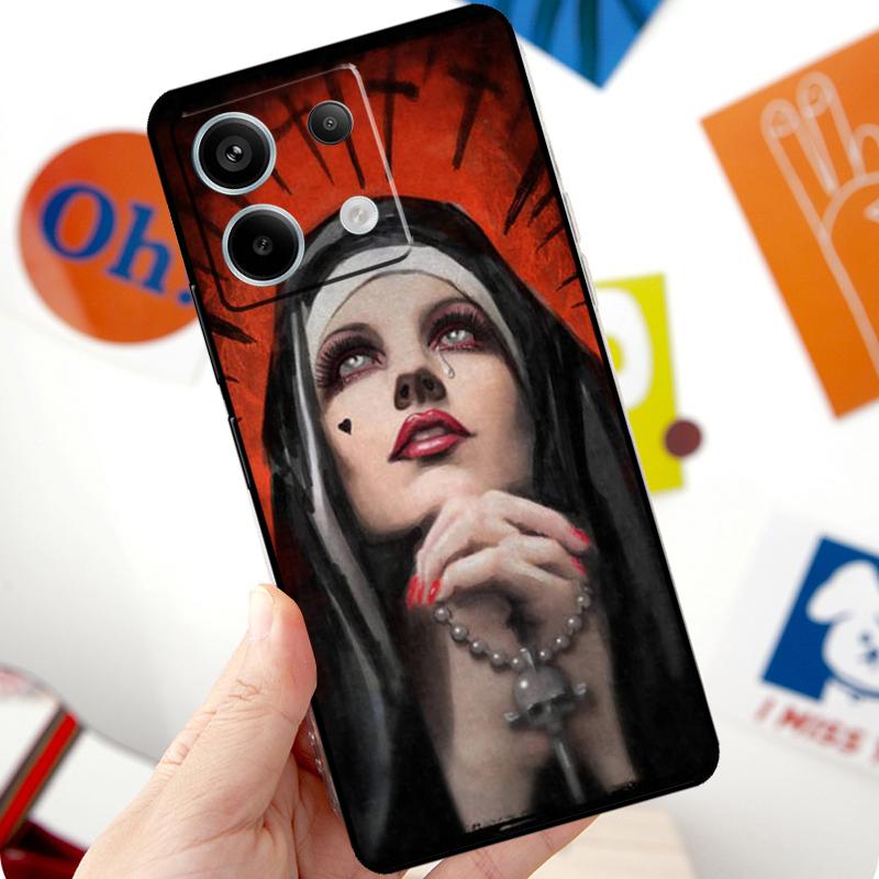 Sister Nun Kiss Funda For Xiaomi Redmi Note 14 13 10 11 12 15 Pro Plus Case For Redmi 15 14C 10C 12C 13C 15C