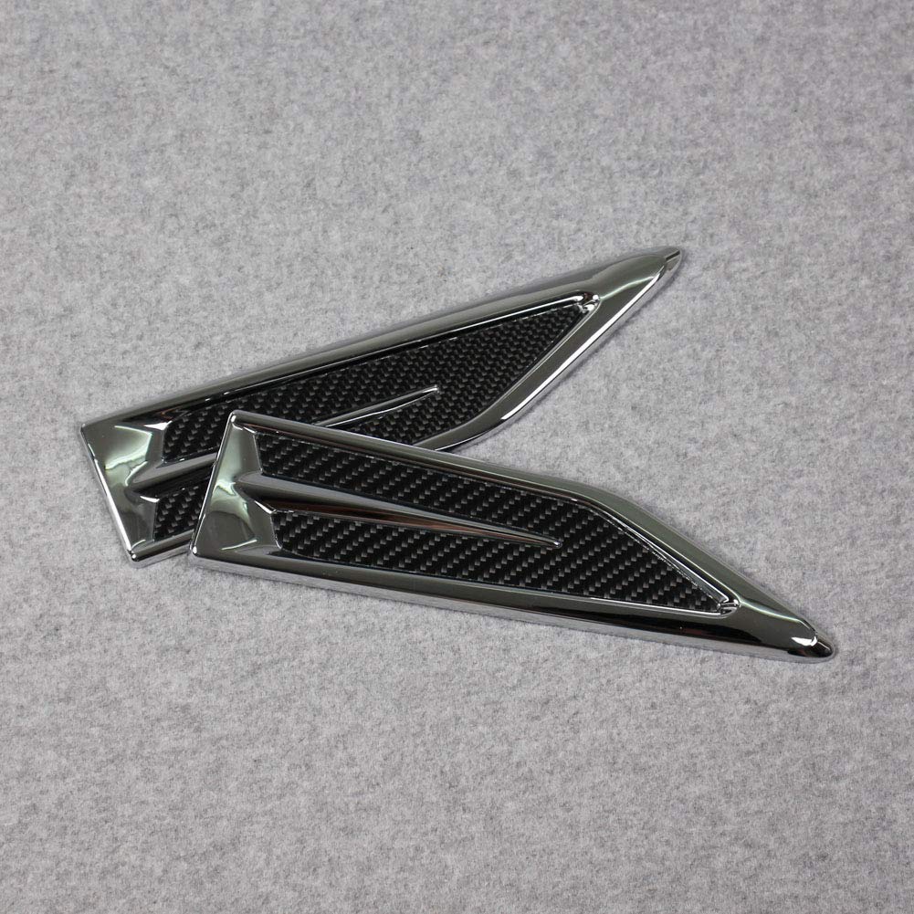 RUIQ Toyota 30 Series Exterior Chrome Plated Fender Garnish with Side Dummy Air Euro Outside Side Door Shark Black Carbon Fiber Designed Exclusively