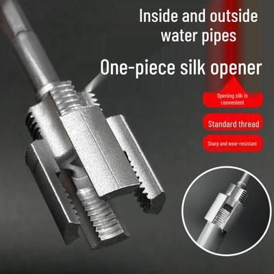Universal Household Water Pipe Tap with 46-Point Thread for Electric Drill Tapping