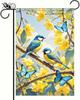 Spring Garden Ag Garden Decorations Yellow Ower Blue Bird Buttery, 12x18 RRI