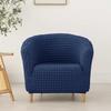 Solid Color Tub Chair Cover Spandex Stretch Club Armchair Covers Single Seat Sofa Slipcovers For Living Room Bar Coffee Shop