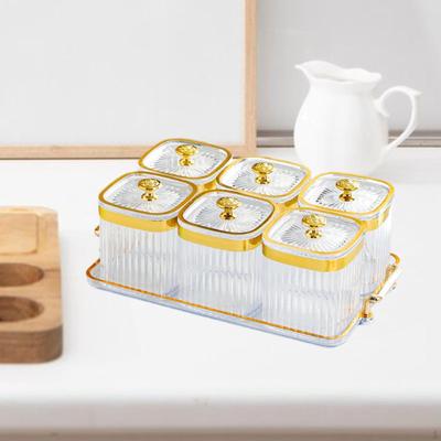 Dried Fruit Dish with Lid, Divided Tray for Kitchen and Dining