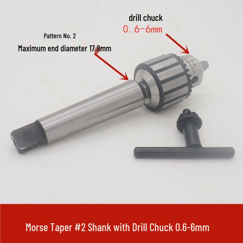 Morse Taper Shank Drill Chuck Set 1-13mm with Bench & Magnetic Drill Compatibility