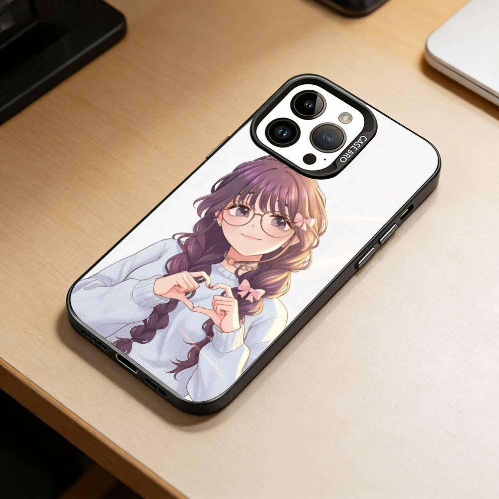 Kaoruko W-Waguri  Phone Case For iPhone 17,16,15,14,13,12,11 Plus,Pro Max,XS,Colorful Silver Black Cover