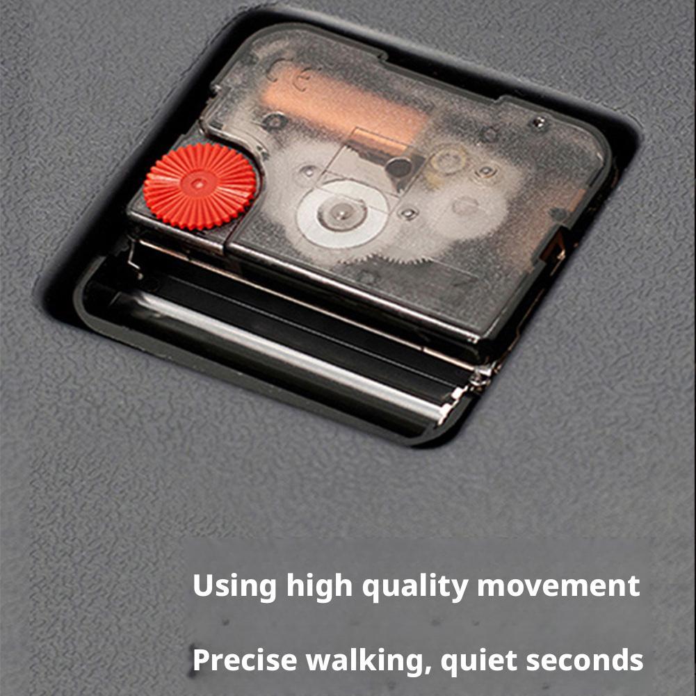 Digital Luminous Clock Home Living Room Decoration Clock Fashionable Silent Wall Mounted Electronic Clock Without Punching Holes