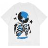 HOT SALE American Retro Skull Design Tshirt Summer Fashion Sports Cotton Unisexs Tshirt Childrens Tshirt Y2k Unisexs Clothing