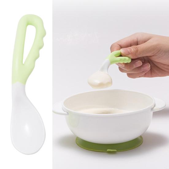 Bendable Spoons for Infants Baby Training Spoons Easy-Grip Handle Reusable Dining Utensil for Self Feeding Development