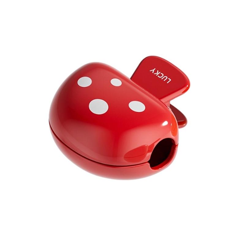 Mushroom-Design Toothbrush Cover With Dust Cap Brush Protective Cover Portable Plastic Clip For Home Travel Use Compact