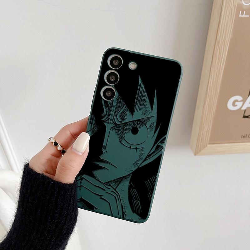 Ones Pieces Anime Luffy Phone Case For Samsung Galaxy S26 S25 Ultra S24 S23 S22 Plus S21 S20 FE S26 A37 A57 5G Silicone Cover