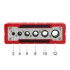2 12mm Vertical Pocket Hole Jig 9 Hole Drill Bit Guide Jig Positioner Locator CNC Engraving Scale Wood Panel Hole Puncher Locator Woodworking