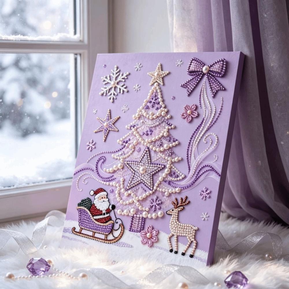 3D Pearl Painting Kit Sparkling DIY Pearl Painting Kit DIY Floral DIY Painting Art Kit  Room Decor