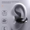 Wireless Clip-on Bluetooth Earbuds with Smart Display, HD Sound, Waterproof, Noise Cancelling, and Long Battery Life.
