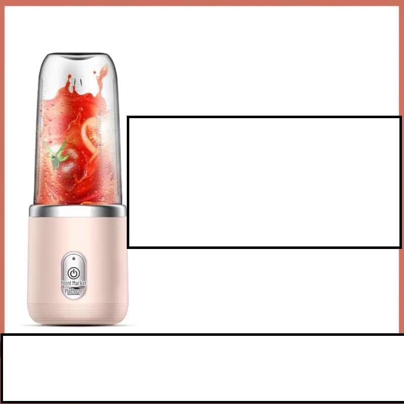 

ZISIZ Portable Dual-Cup Blender with 6-Blade Design