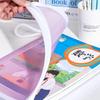New Portable Colored File Bag A4 Transparent Students Folders Student Stationery Test Paper Storage Bags