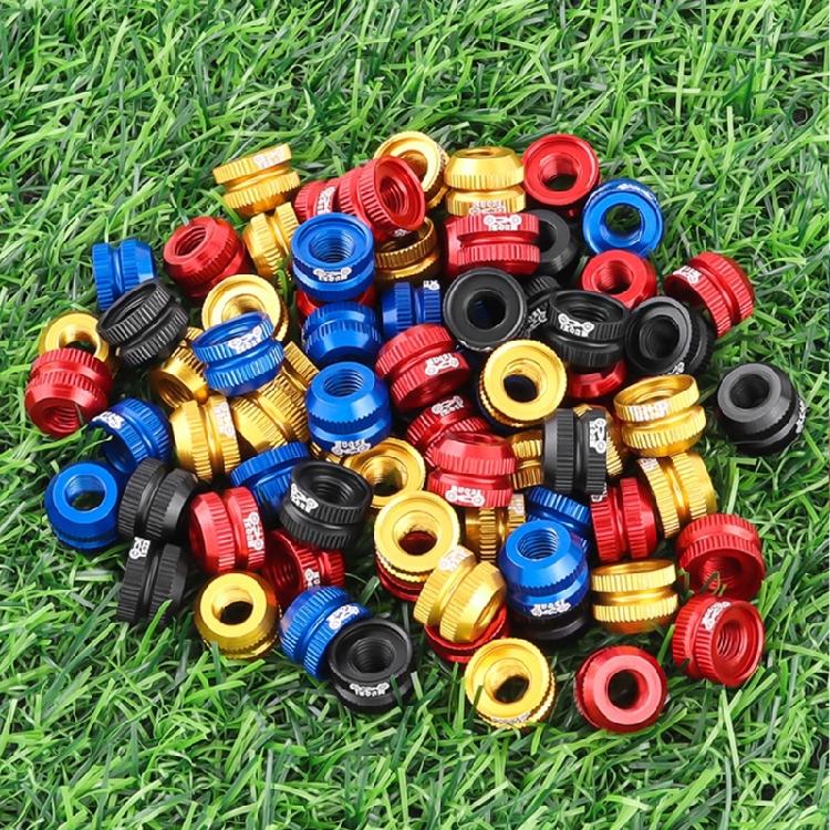 2Pcs Bicyles Inner Tube Valves Nut Replacements for most Mountain Bicyles