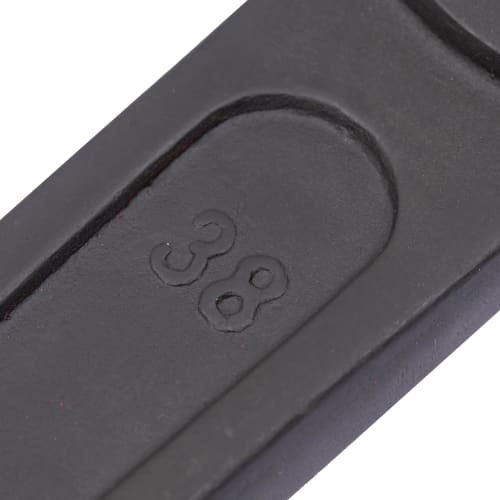 HFS(R) Open End Wrench, Impact Wrench, Plumb Wrench, Faucet Wrench, Bolt Wrench, Bearing, Washing Machine Drum, Disassembly, Stuck, 38mm, Black