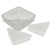 Aufbewahrungs-Organizer-Box Unterteilungsdesign Quadratisch Transparent Stilvoll Vielseitig Nüsse Aufbewahrungsbehälter mit