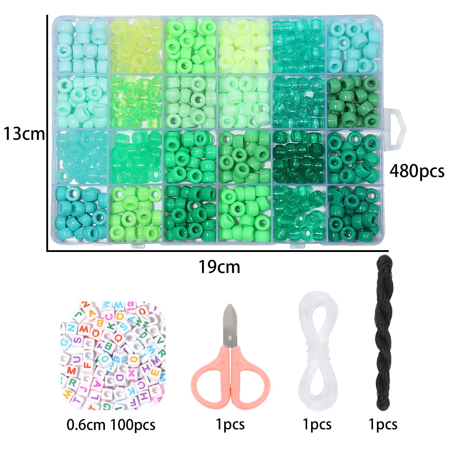 

1 компл., 480 шт./кор., 24 сетки, набор бусин пони для изготовления ювелирных изделий, набор из 6 стилей конфетных бусин, акриловые радужные бусины для изготовления браслета, ожерелья, цепочки, 19cmx13cm