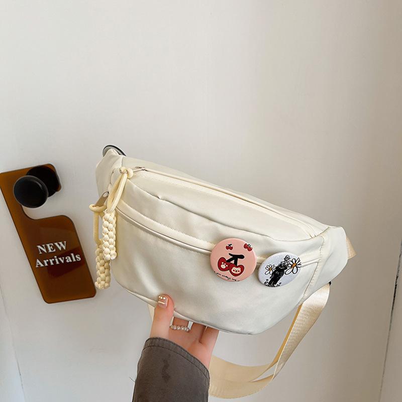 

Инструментальная женская нагрудная сумка тренд простая наплечная сумка-мессенджер досуг спорт универсальная сумка-пельмень портативная single package + pendant