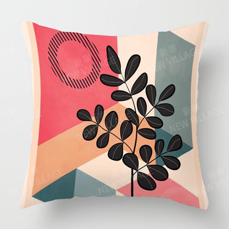 Nordic fall home decor autumn throw pillow cover sofa Cushion cover modern 45x45cm 45*45 50x50 60x60 35*35 morandi abstract boho