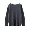 2026 Women's One-Shoulder Cashmere Sweater: Winter Warm, Loose, Slimming Solid Color Base Layer.