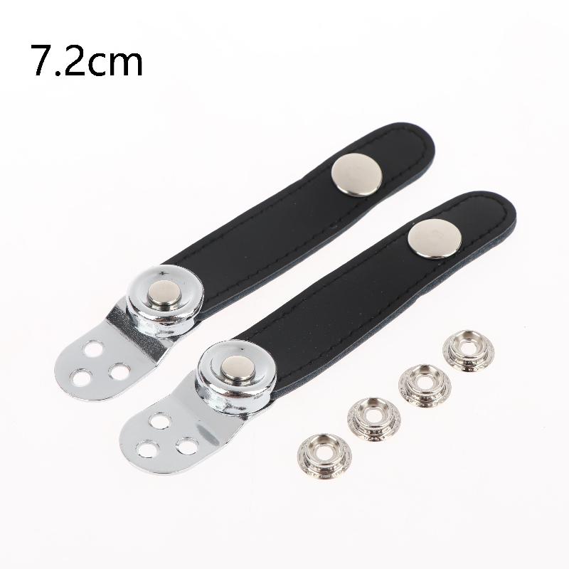 Accordion Bellows Strap Extension PU Leather Buckle With Metal Head