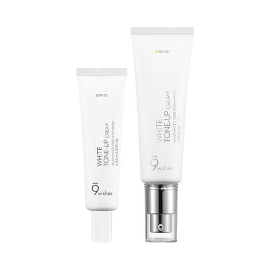 Nine Wishes Wegański Krem Tonujący White 50ml specjalny (+20ml gratis), Koreańskie kosmetyki