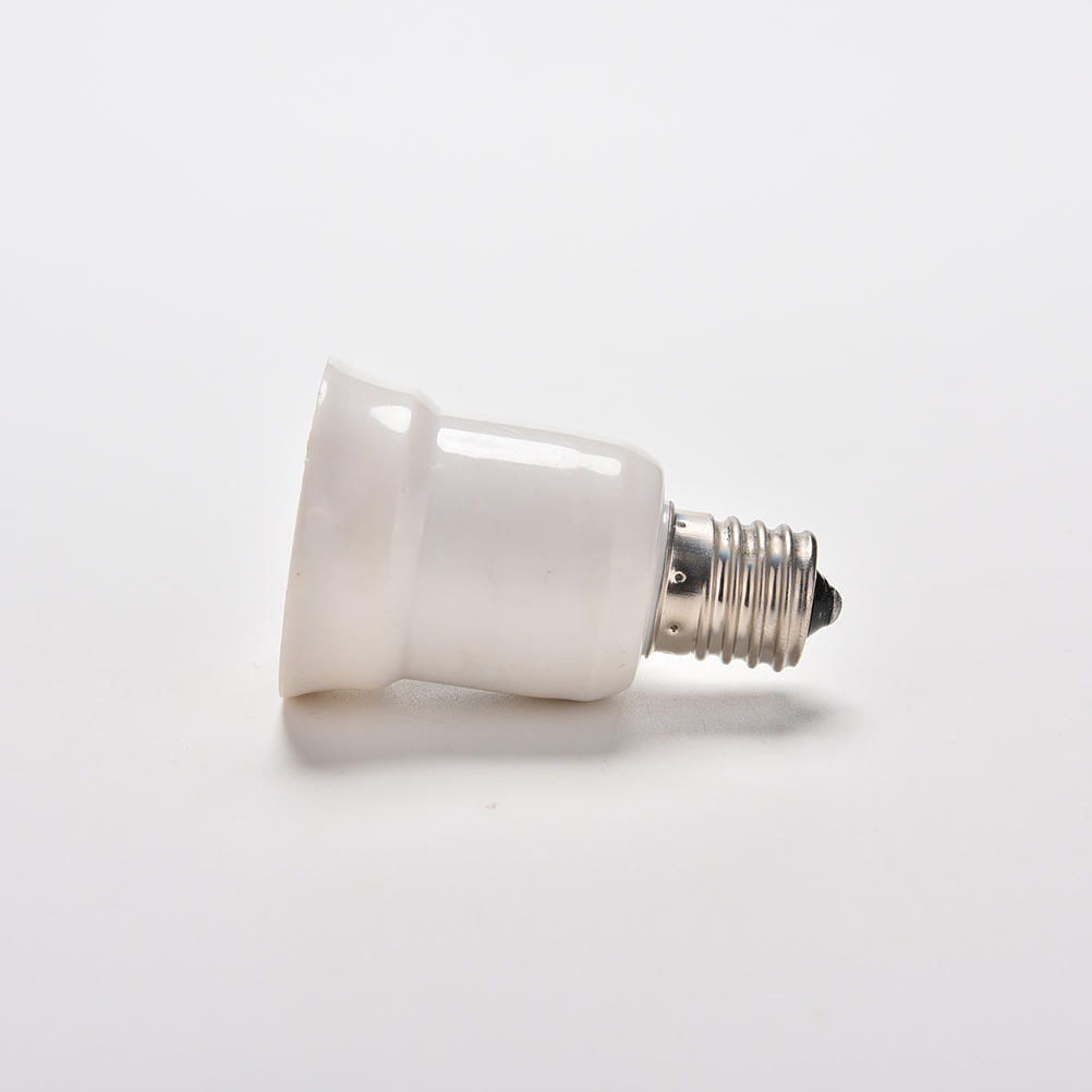 E17 To E27 Socket Base Led Halogen Cfl Light Bulb Lamp Adapter Converter Holder