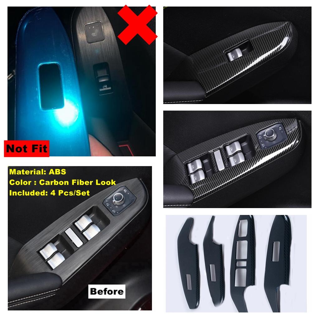 Carbon Fiber Auto Water Cup Holder / Gear Panel / Glove Storage Box Cover Trim Accessories For Haval Jolion    2024