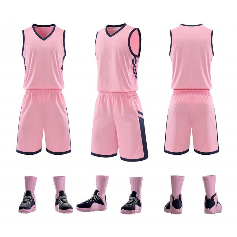 Unisex Basketball Uniform Set: Jerseys for Students, Team Vests, Youth Sports Training Kits with Custom Printing
