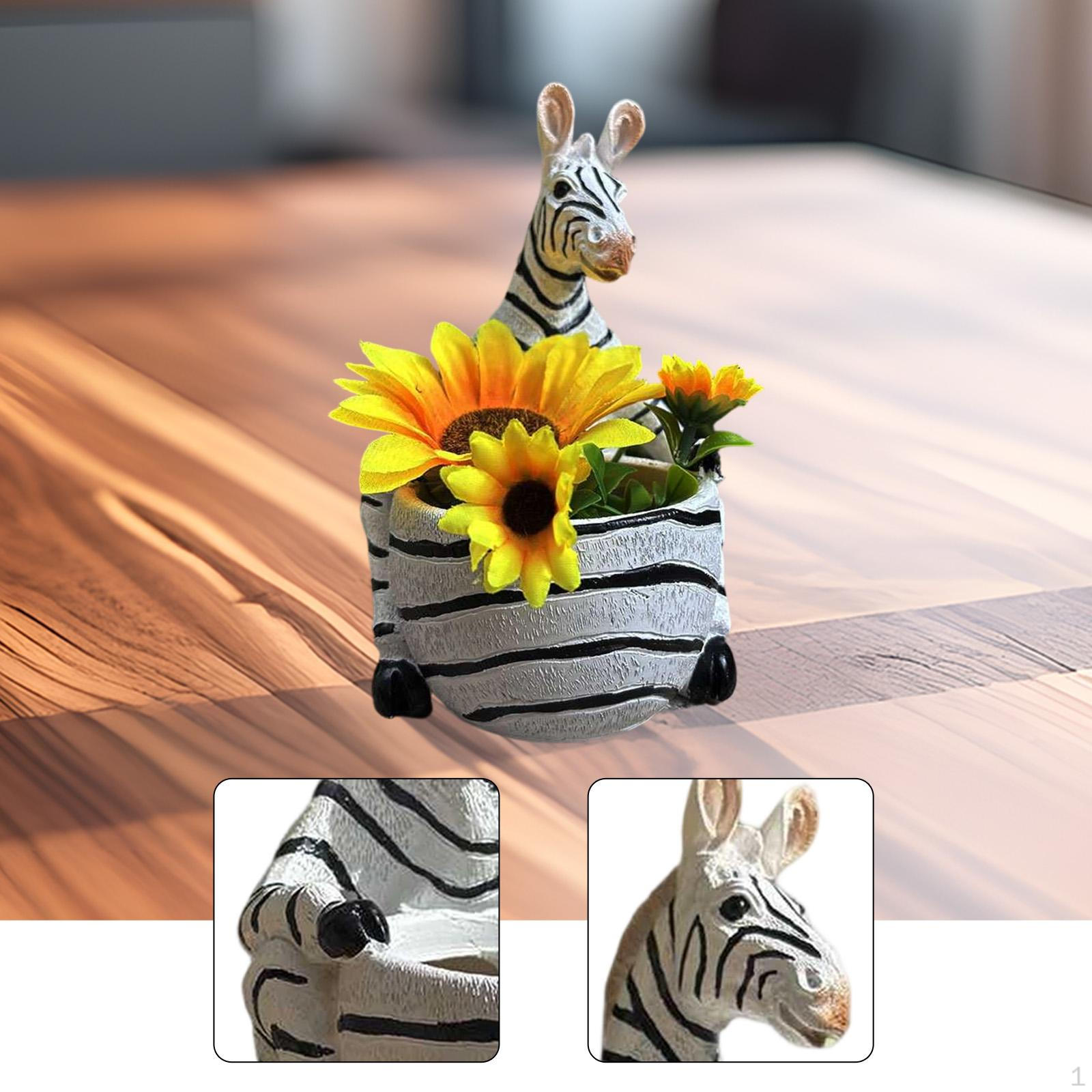 Животное Цветочный Горшок Кашпо Идеальный Подарок Долговечность Статуэтка Стильный Креативный Декоративный Поделка Эстетичный