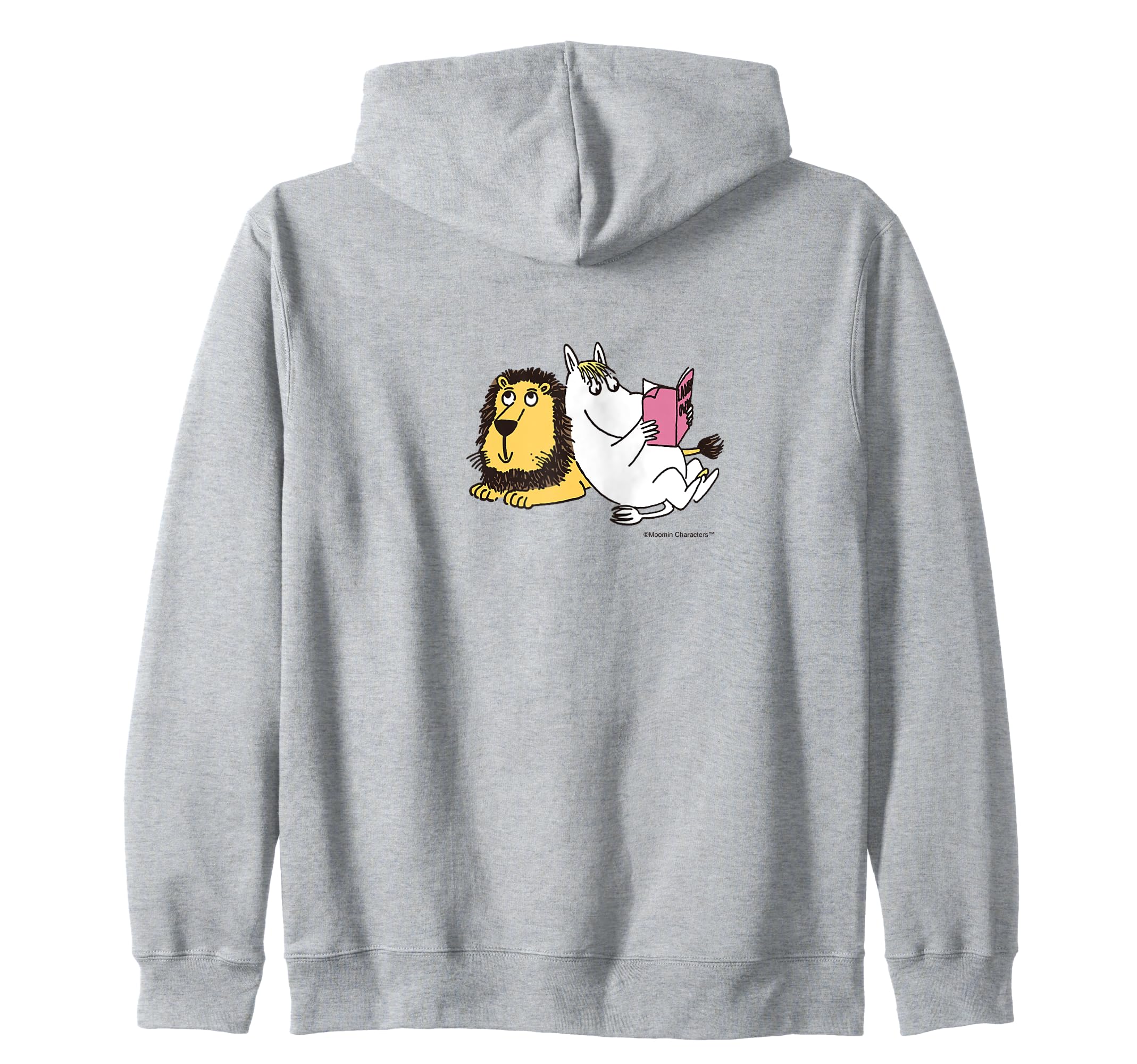 

Moomin Snorkmaiden Reading with the Lion Zip Hoodie