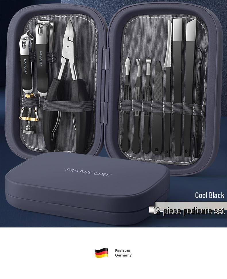 Professional Stainless Steel Manicure Set: Nail Clipper, Cuticle Nippers, Foot Care Tools for Ingrown Toenails
