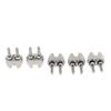 304 Stainless Steel M3//M5/M6 Bolt Saddle Clip Clamps Rope Clips 2mm /3mm /4mm /5mm /6mm /8mm