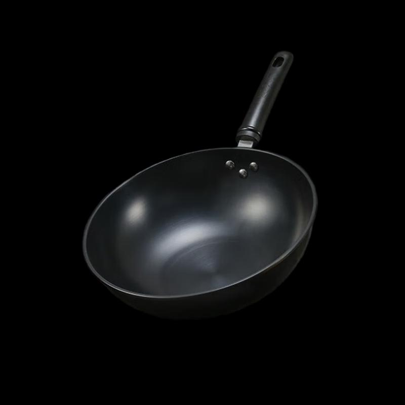 Zhang Xiaoquan Dongpo Black Gold Iron Wok, 32cm