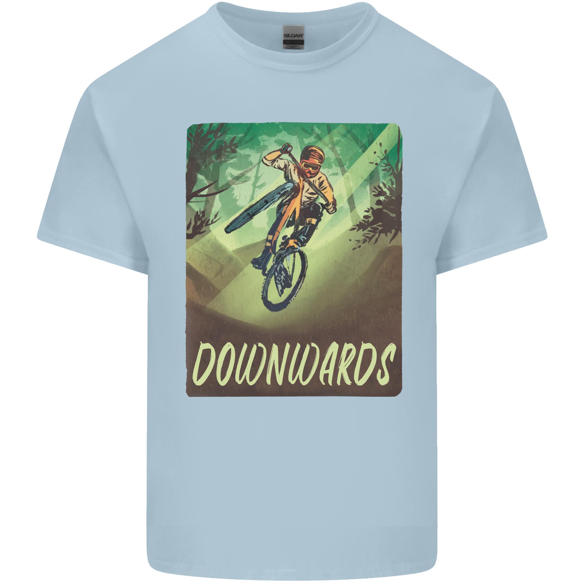 Downhill Mountain Biking DH Cycling Bicycle Unisexs Light Cotton TShirt S