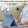 Skórzana obudowa tabletu do etui na iPada Pro 11 Air4/5th Etui z klawiaturą Bluetooth na iPada 9/10 generacji z półką na pióra, odporna na wstrząsy osłona ochronna