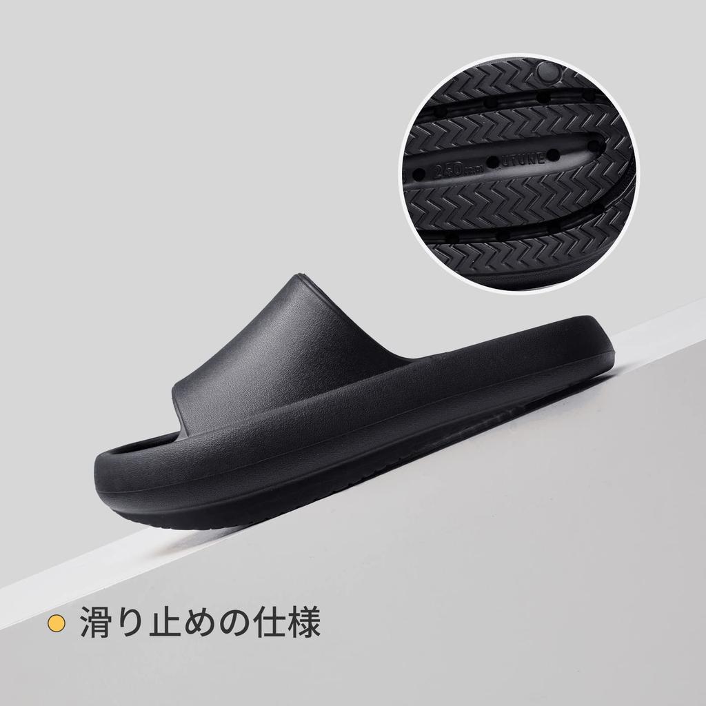 utune Slimming Indoor Healthy Thick Good Odor Sizes cm Women's Slippers, Sandals, Washable, Non-Slip, Sole, Inclined, Posture, Antibacterial,