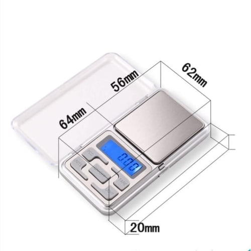 Pocket Scale, Digital Scale, Precision, 0.01g Increments, 500g Range, Japanese Instruction Manual Included, Portable Scale, Commercial Use, High-Preci