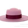 Children's Autumn and Winter New Fashion Versatile Ring Top Wool Top Hat Casual Travel Photography Concave Wool Felt Woman