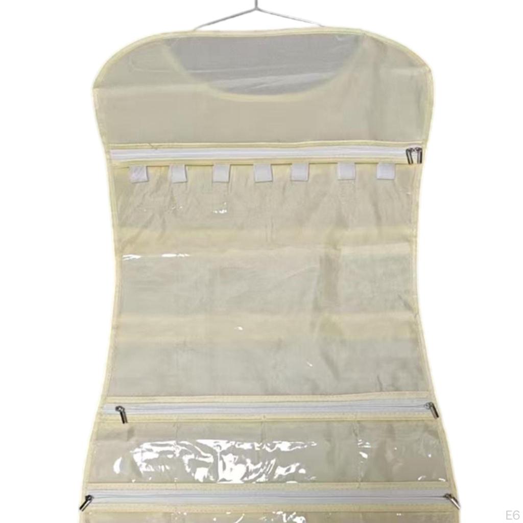 Hanging Jewelry Organizer Necklace Hanger Anklet, Oxford Cloth Bracelet Holder, Wall