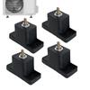 Air Conditioner Shock Pad 4Pcs Vibration Damping Pad For Air Conditioner Outside Unit Anti-Vibration Isolator Pads Bracket
